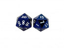Heavy Metal D20 Dice Blue