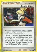 Bebes Search (109/123) (Cosmos Holofoil) [Diamond & Pearl: Mysterious Treasures] - Waypoint Games CA