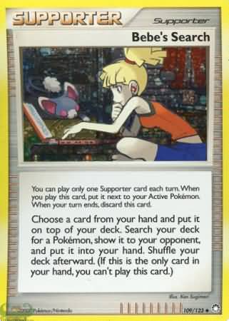 Bebes Search (109/123) (Cosmos Holofoil) [Diamond & Pearl: Mysterious Treasures] - Waypoint Games CA