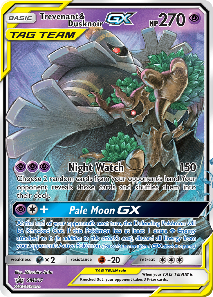 Trevenant & Dusknoir GX (SM217) [Sun & Moon: Black Star Promos] - Waypoint Games CA