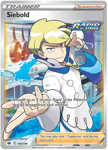 Siebold (198/198) [Sword & Shield: Chilling Reign] - Waypoint Games CA