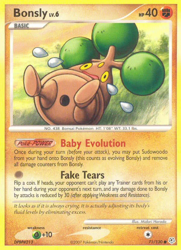 Bonsly (71/130) [Diamond & Pearl: Base Set] - Waypoint Games CA