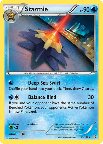Starmie (30/162) [XY: BREAKthrough] - Waypoint Games CA