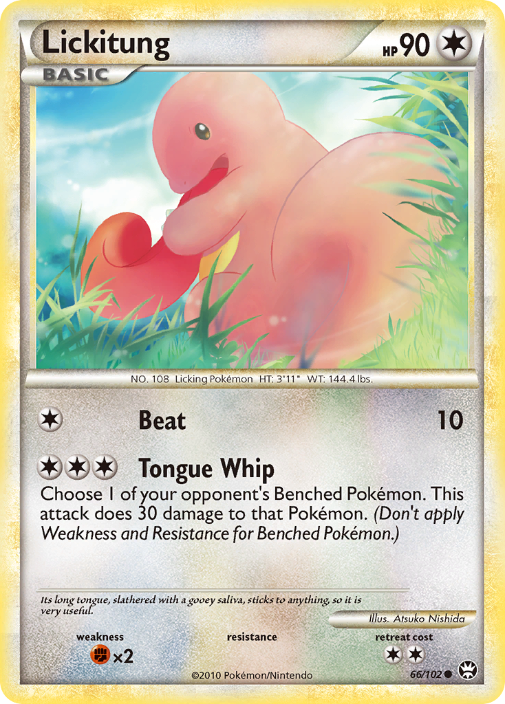 Lickitung (66/102) [HeartGold & SoulSilver: Triumphant] - Waypoint Games CA