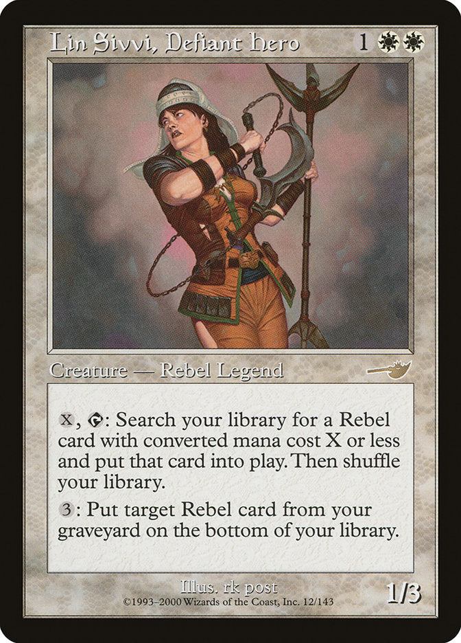 Lin Sivvi, Defiant Hero [Nemesis] - Waypoint Games CA