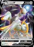 Arceus V (122/172) (Metal Card) [Sword & Shield: Brilliant Stars] - Waypoint Games CA