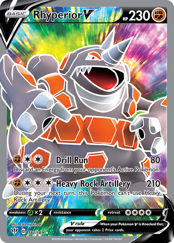 Rhyperior V (181/189) [Sword & Shield: Darkness Ablaze] - Waypoint Games CA