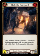 Rally the Rearguard (Blue) [MON283-RF] (Monarch)  1st Edition Rainbow Foil - Waypoint Games CA