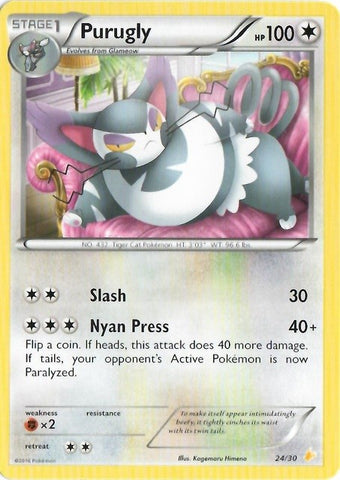 Purugly (24/30) [XY: Trainer Kit 3 - Pikachu Libre] - Waypoint Games CA