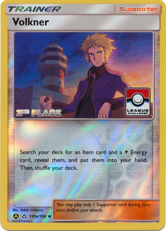 Volkner (135a/156) (League Challenge 2nd Place) [Sun & Moon: Ultra Prism] - Waypoint Games CA