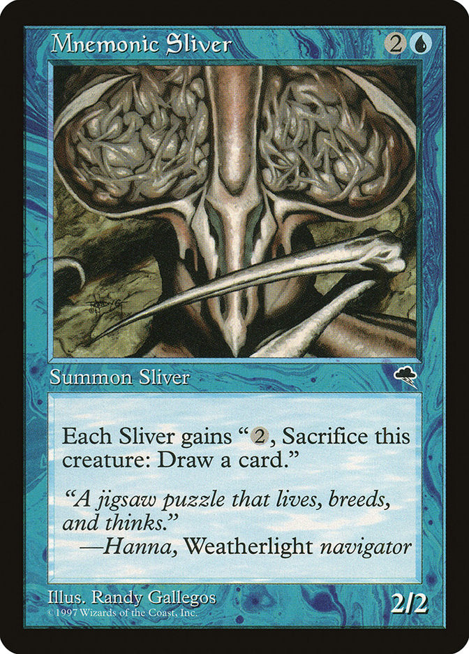 Mnemonic Sliver [Tempest] - Waypoint Games CA