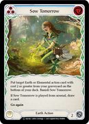 Sow Tomorrow (Blue) [U-ELE142] (Tales of Aria Unlimited)  Unlimited Rainbow Foil - Waypoint Games CA