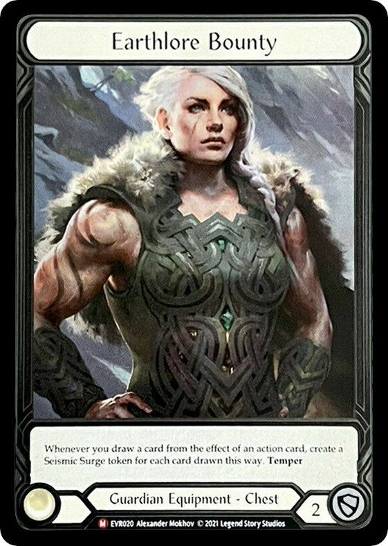 Earthlore Bounty (Extended Art) [EVR020] (Everfest)  1st Edition Cold Foil - Waypoint Games CA
