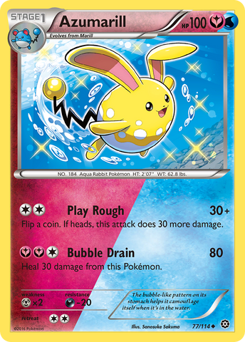 Azumarill (77/114) [XY: Steam Siege] - Waypoint Games CA