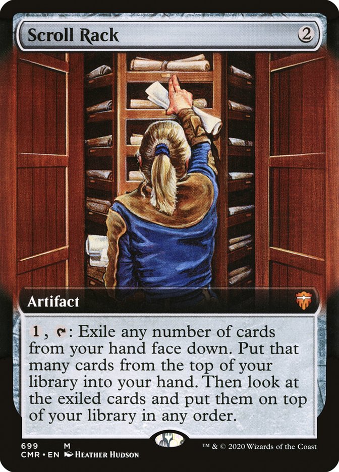 Scroll Rack (Extended Art) [Commander Legends] - Waypoint Games CA