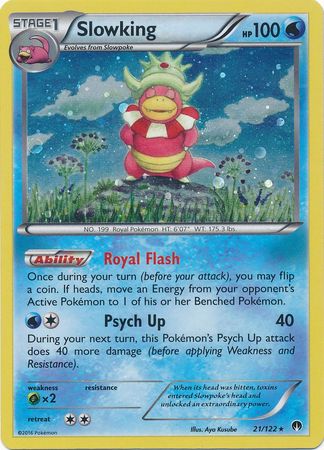 Slowking (21/122) (Cosmos Holo) [XY: BREAKpoint] - Waypoint Games CA