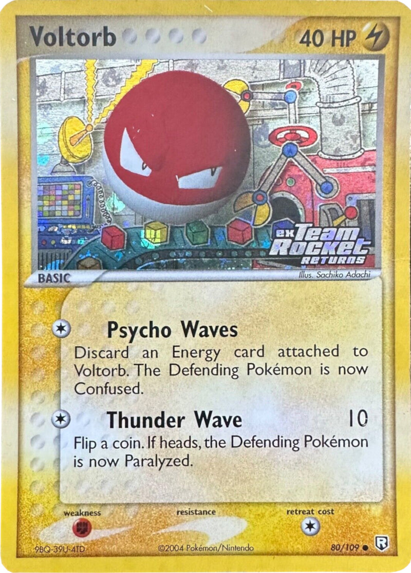 Voltorb (80/109) (Stamped) [EX: Team Rocket Returns] - Waypoint Games CA
