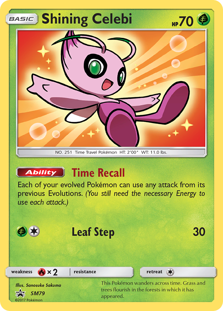 Shining Celebi (SM79) [Sun & Moon: Black Star Promos] - Waypoint Games CA