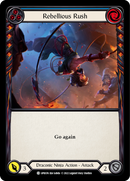 Rebellious Rush (Blue) [UPR074] (Uprising)  Rainbow Foil - Waypoint Games CA