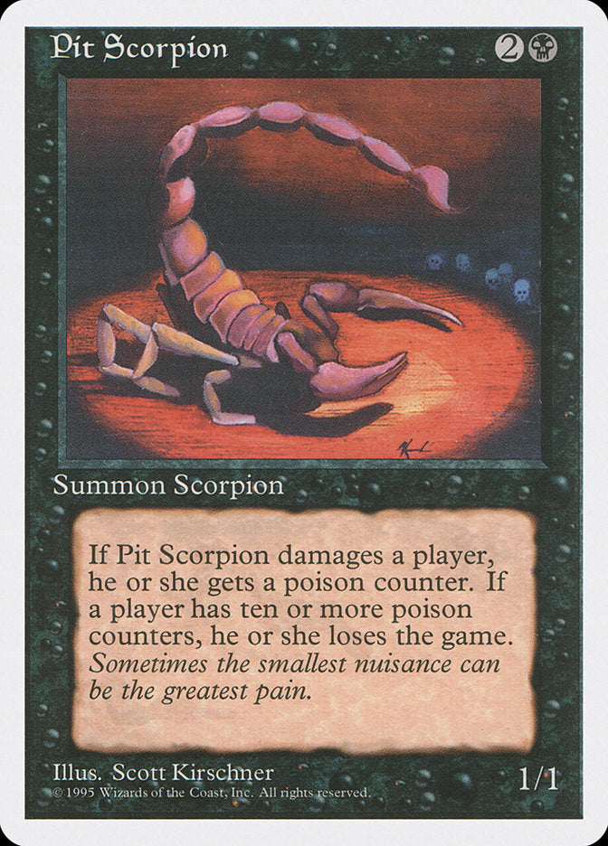 Pit Scorpion [Fourth Edition]