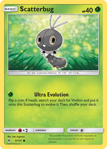 Scatterbug (6/131) [Sun & Moon: Forbidden Light] - Waypoint Games CA