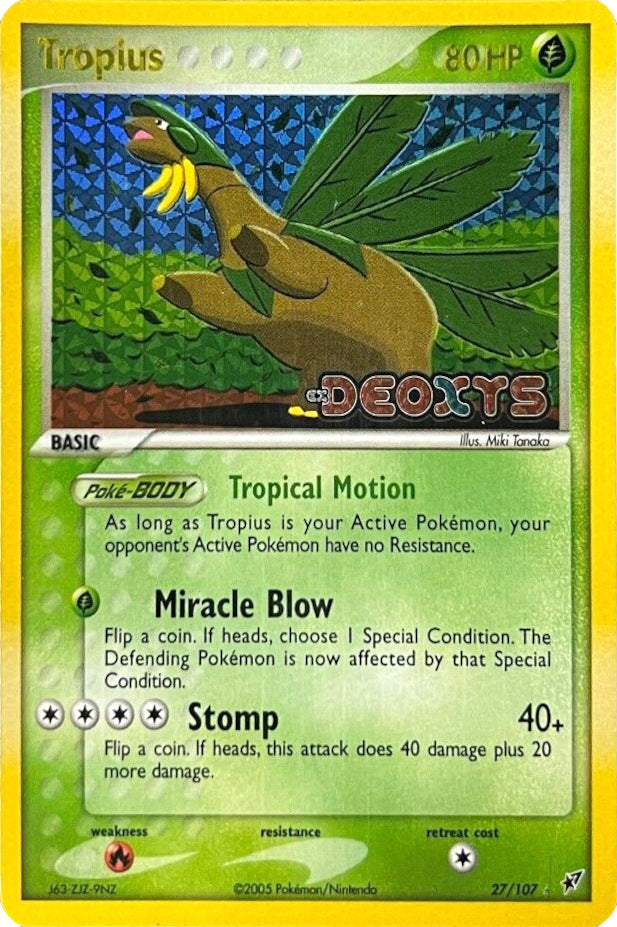 Tropius (27/107) (Stamped) [EX: Deoxys] - Waypoint Games CA