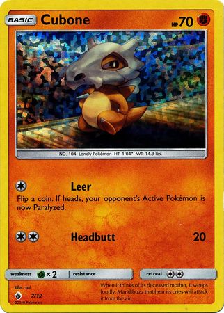 Cubone (7/12) [McDonald's Promos: 2018 Collection] - Waypoint Games CA