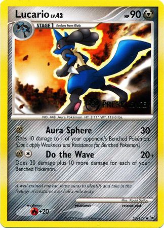 Lucario (53/127) (Prerelease Promo) [Diamond & Pearl: Black Star Promos] - Waypoint Games CA