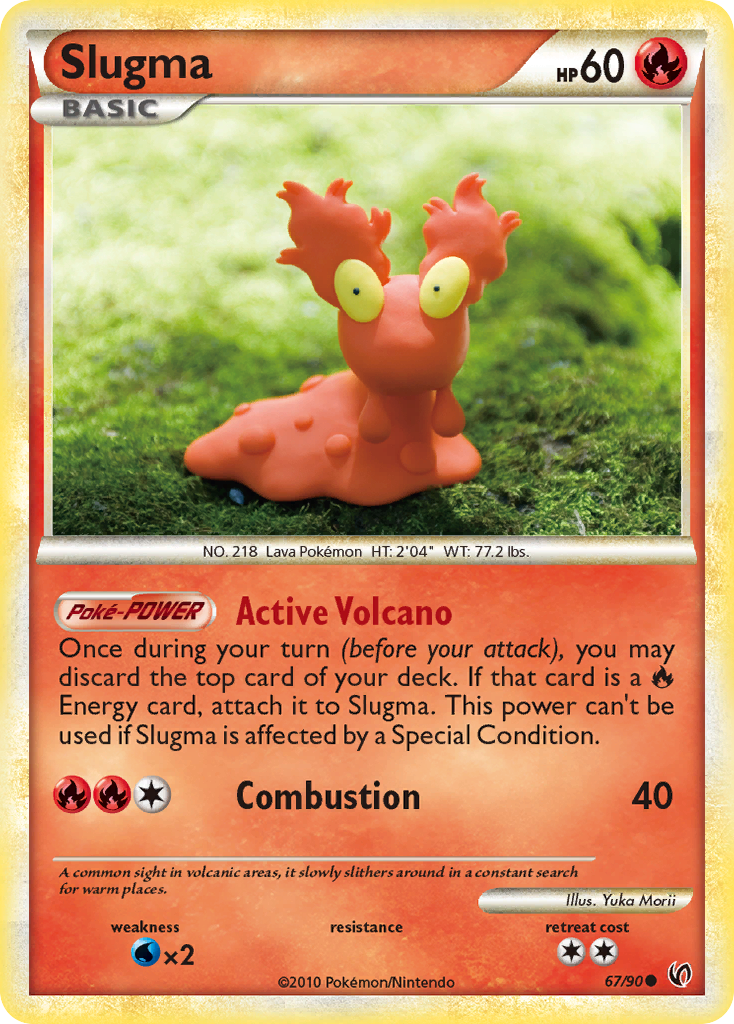 Slugma (67/90) [HeartGold & SoulSilver: Undaunted] - Waypoint Games CA