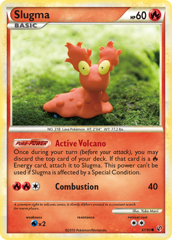 Slugma (67/90) [HeartGold & SoulSilver: Undaunted] - Waypoint Games CA