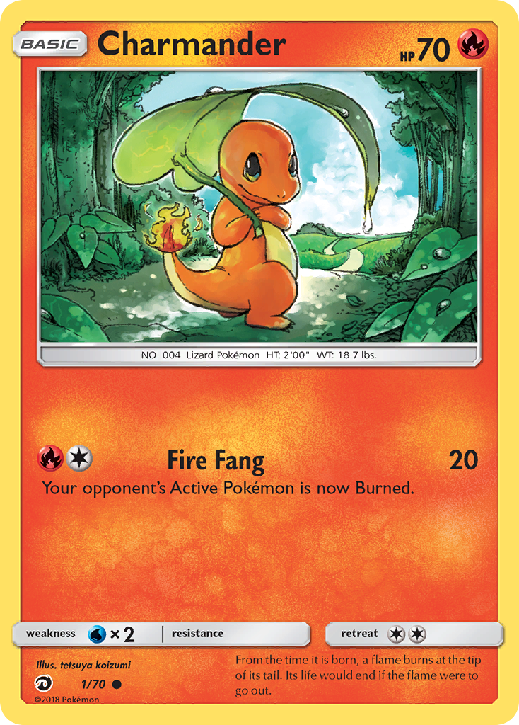 Charmander (1/70) [Sun & Moon: Dragon Majesty] - Waypoint Games CA