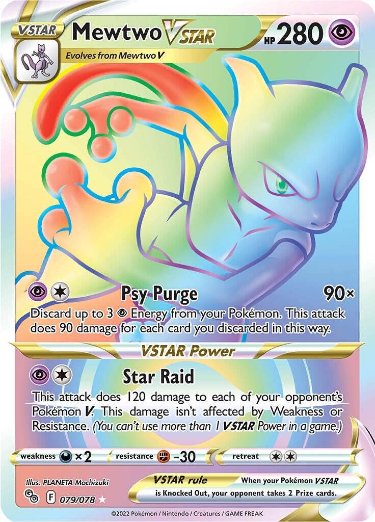 Mewtwo VSTAR (079/078) [Pokémon GO] - Waypoint Games CA