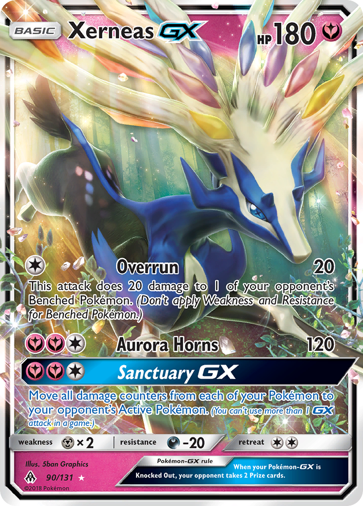 Xerneas GX (90/131) [Sun & Moon: Forbidden Light] - Waypoint Games CA