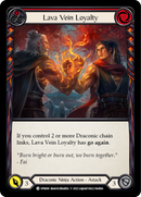 Lava Vein Loyalty (Red) [UPR069] (Uprising)  Rainbow Foil - Waypoint Games CA