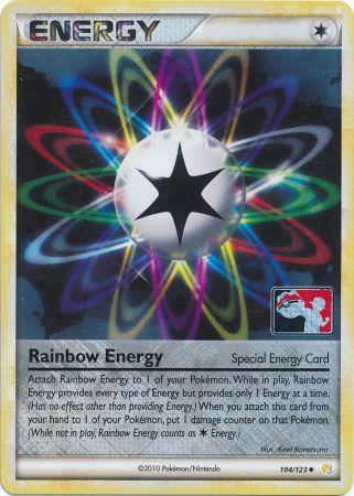 Rainbow Energy (104/123) (League Promo) [HeartGold & SoulSilver: Base Set] - Waypoint Games CA