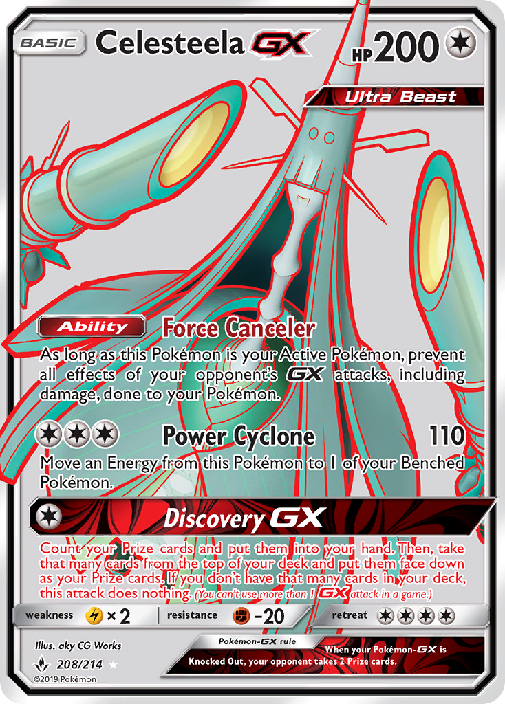 Celesteela GX (208/214) [Sun & Moon: Unbroken Bonds] - Waypoint Games CA