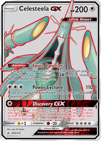 Celesteela GX (208/214) [Sun & Moon: Unbroken Bonds] - Waypoint Games CA