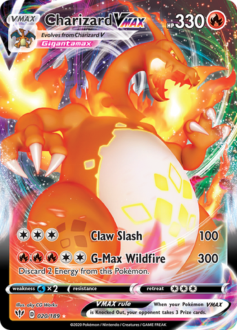 Charizard VMAX (020/189) [Sword & Shield: Darkness Ablaze] - Waypoint Games CA