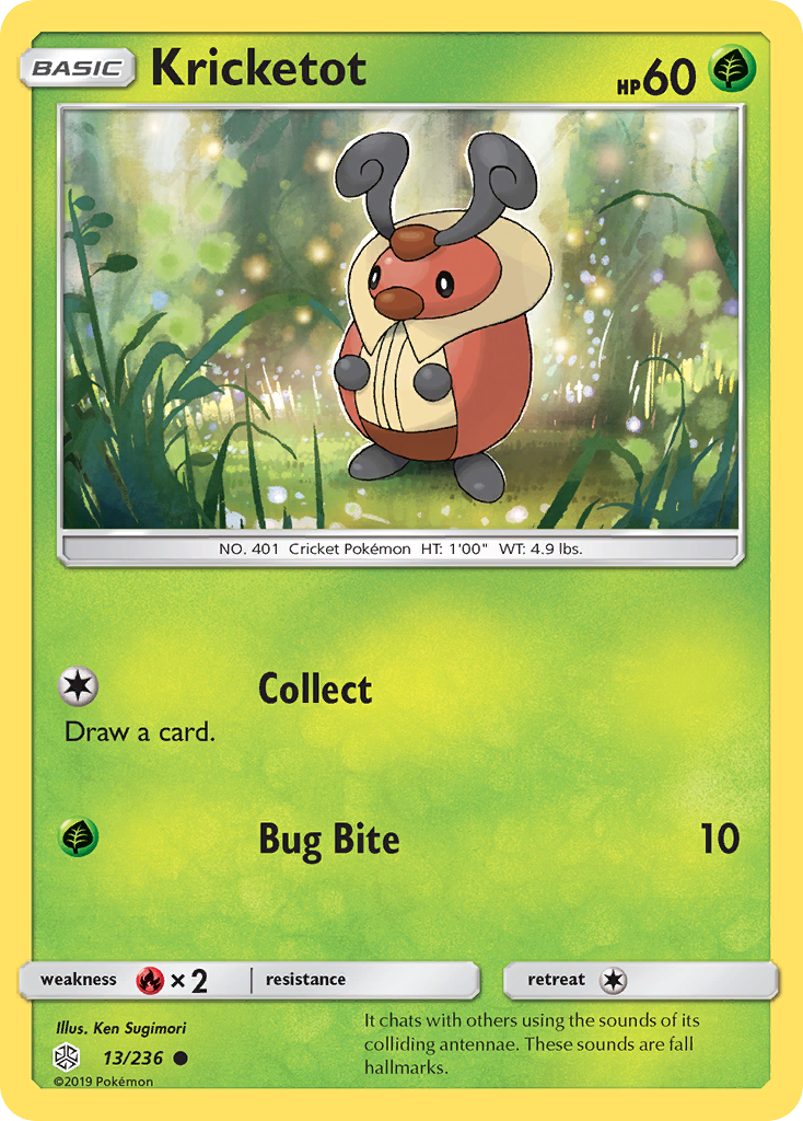 Kricketot (13/236) [Sun & Moon: Cosmic Eclipse] - Waypoint Games CA