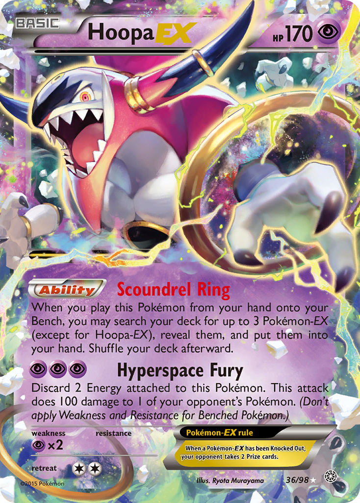 Hoopa EX (36/98) [XY: Ancient Origins] - Waypoint Games CA