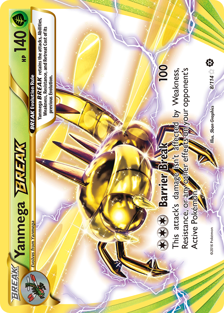 Yanmega BREAK (8/114) [XY: Steam Siege] - Waypoint Games CA