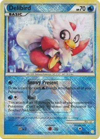 Delibird (39/123) (League Promo) [HeartGold & SoulSilver: Base Set] - Waypoint Games CA
