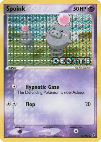 Spoink (76/107) (Stamped) [EX: Deoxys] - Waypoint Games CA