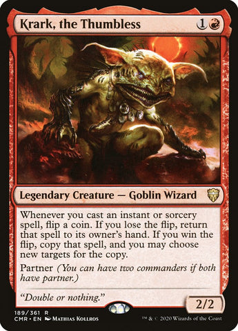 Krark, the Thumbless [Commander Legends] - Waypoint Games CA