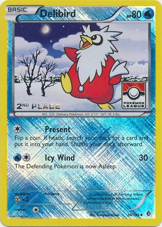 Delibird (38/149) (League Promo 2nd Place) [Black & White: Boundaries Crossed] - Waypoint Games CA