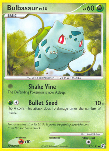 Bulbasaur (77/132) [Diamond & Pearl: Secret Wonders] - Waypoint Games CA