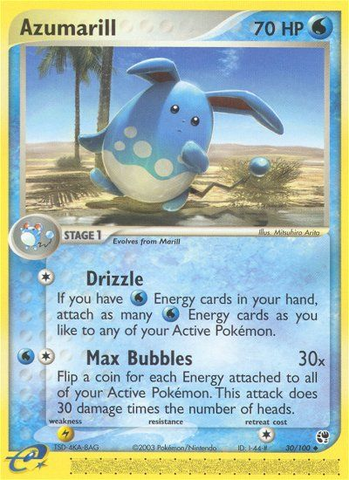 Azumarill (30/100) [EX: Sandstorm] - Waypoint Games CA