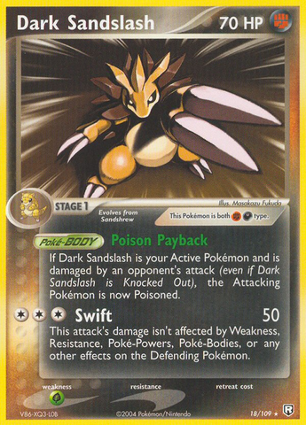 Dark Sandslash (18/109) [EX: Team Rocket Returns] - Waypoint Games CA