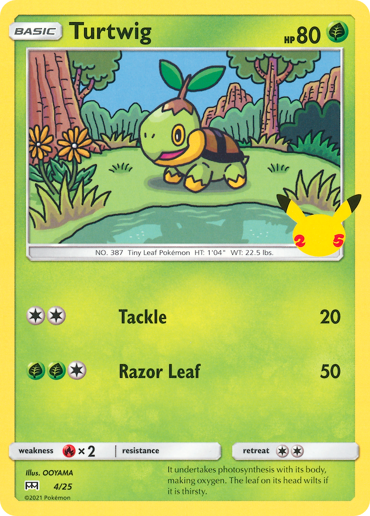 Turtwig (4/25) [McDonald's 25th Anniversary] - Waypoint Games CA