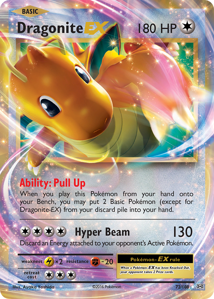 Dragonite EX (72/108) [XY: Evolutions] - Waypoint Games CA